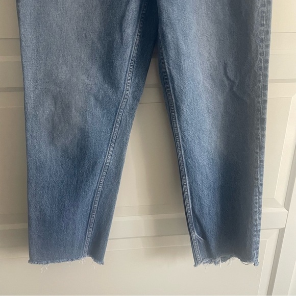 Grlfrnd Helena Crop Frayed Hem blue jeans 30808 - Picture 5 of 12
